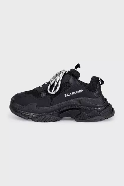 Кроссовки Triple S черного цвета 