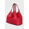Red leather Soho bag