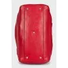 Red leather Soho bag