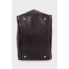 Сумка из коричневой кожи с логотипом 