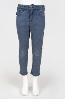Baby blue jeans