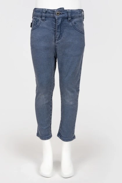 Baby blue jeans