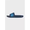 Men's blue flip-flops