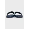 Men's blue flip-flops