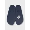 Men's blue flip-flops