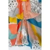 Children's colored blouse with a collar