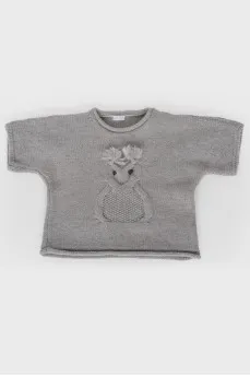 Children's sweater with short sleeves