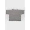 Children's sweater with short sleeves