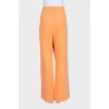 Wide-leg sports trousers with stripes