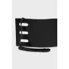 Wide black combination belt