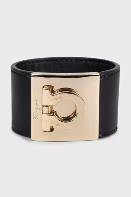 Gancio Wrap Leather Bracelet