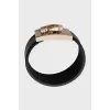 Gancio Wrap Leather Bracelet
