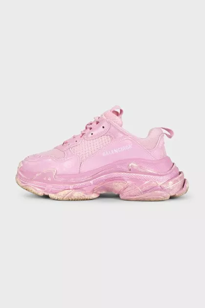 Pink Triple S sneakers