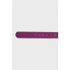 Purple patent leather belt