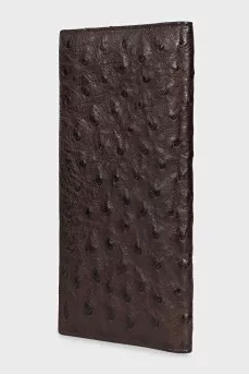 Brown leather wallet