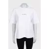 White T-shirt with logo