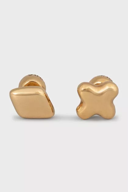 Gold-colored earrings Pridane