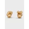 Gold-colored earrings Pridane