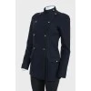 Black fitted short coat