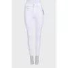 Mid-rise skinny jeans with tag