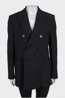 Double-breasted jacket with pockets