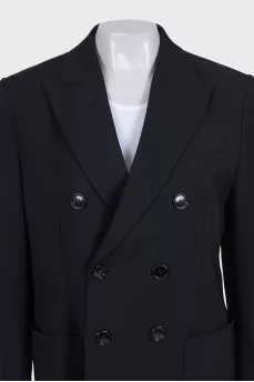 Double-breasted jacket with pockets