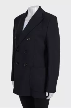 Double-breasted jacket with pockets