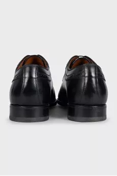 Men's shoes with perforated leather