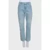Vintage jeans with stripes