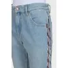 Vintage jeans with stripes