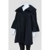 Black wool coat