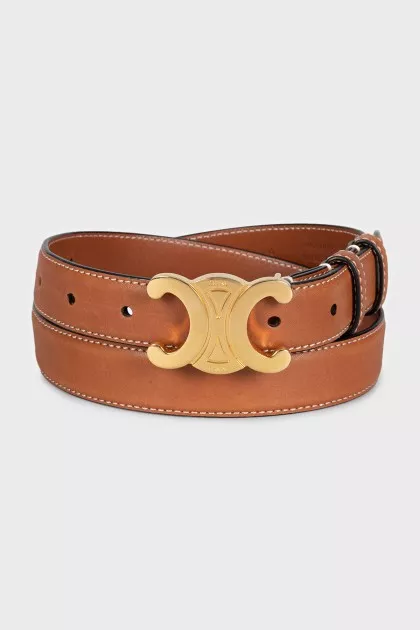 Brown Triomphe Belt