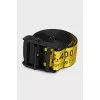 Yellow belt with signature print