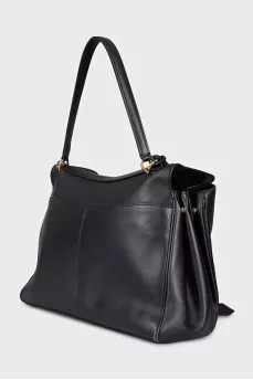 Rodeo bag in black leather