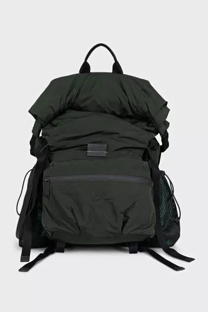 Men's backpack with a patch pocket