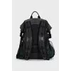 Men's backpack with a patch pocket