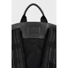 Men's backpack with a patch pocket