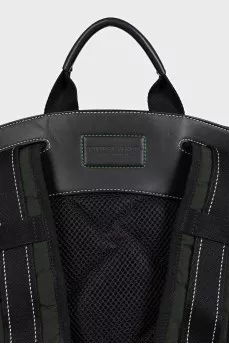 Men's backpack with a patch pocket