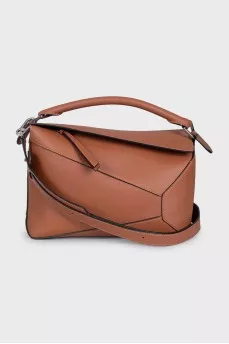 Leather Puzzle Bag