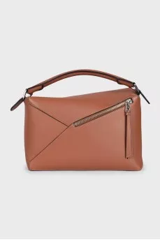Leather Puzzle Bag