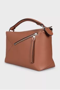 Leather Puzzle Bag