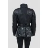 Black peplum jacket