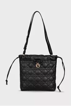 Leather shoulder bag