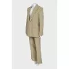 Suit consisting of a jacket and straight-cut trousers