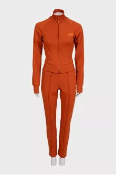 Slim-fit tracksuit with logo