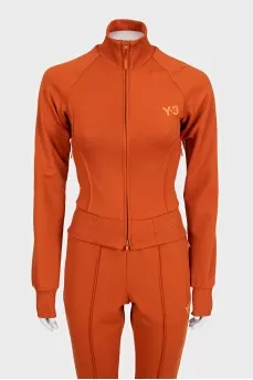 Slim-fit tracksuit with logo
