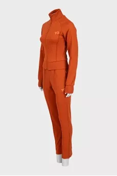 Slim-fit tracksuit with logo