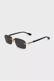 Sunglasses with gold elements