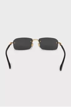 Sunglasses with gold elements