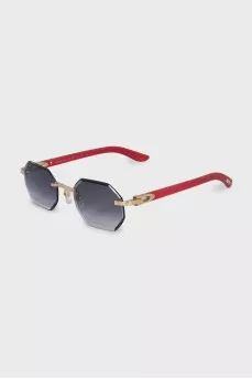 Red Octagon Sunglasses